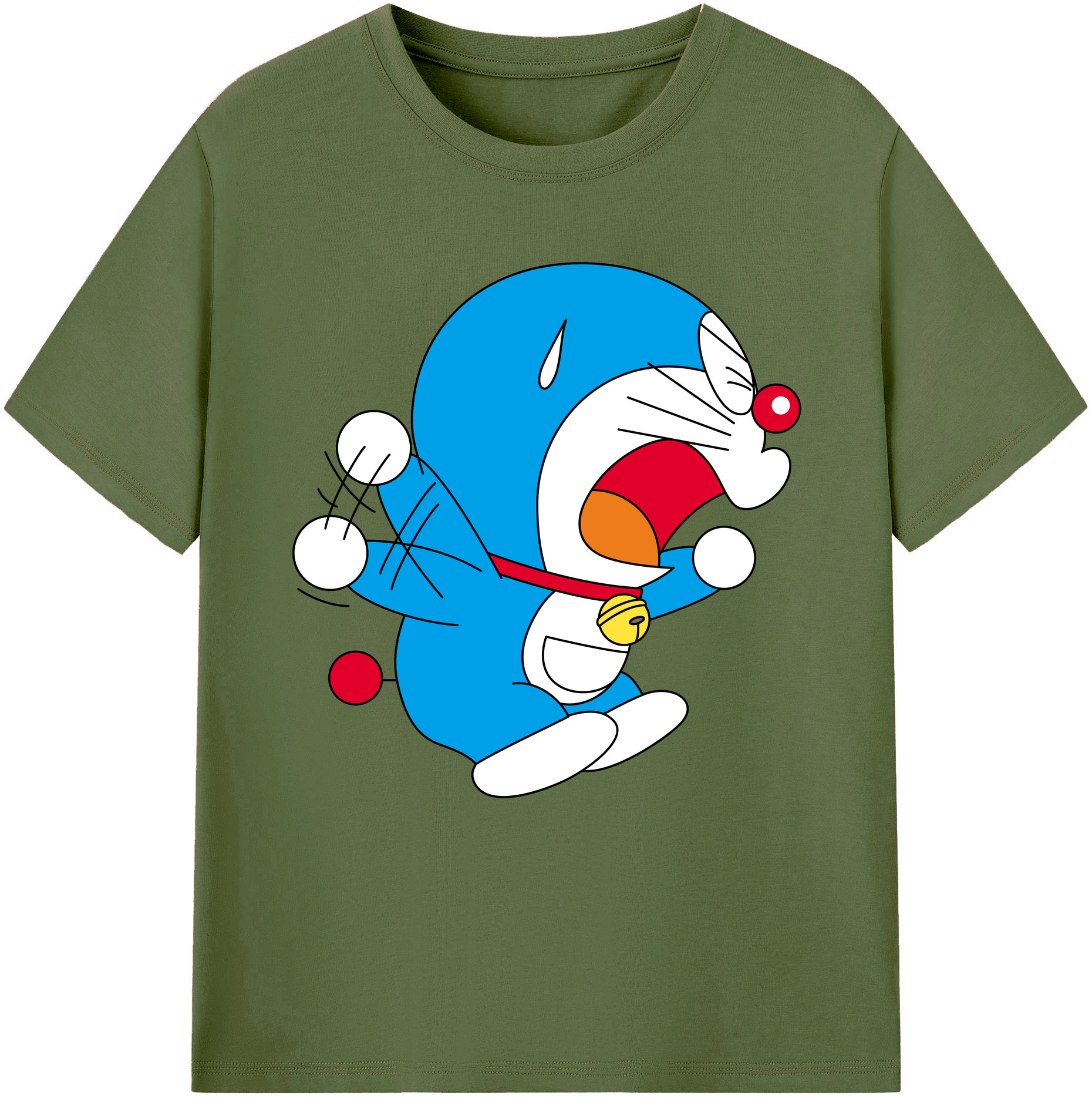 （画像用） ドラえもん Doraemon 綿100％半袖Tシャツ（フロントプリント）